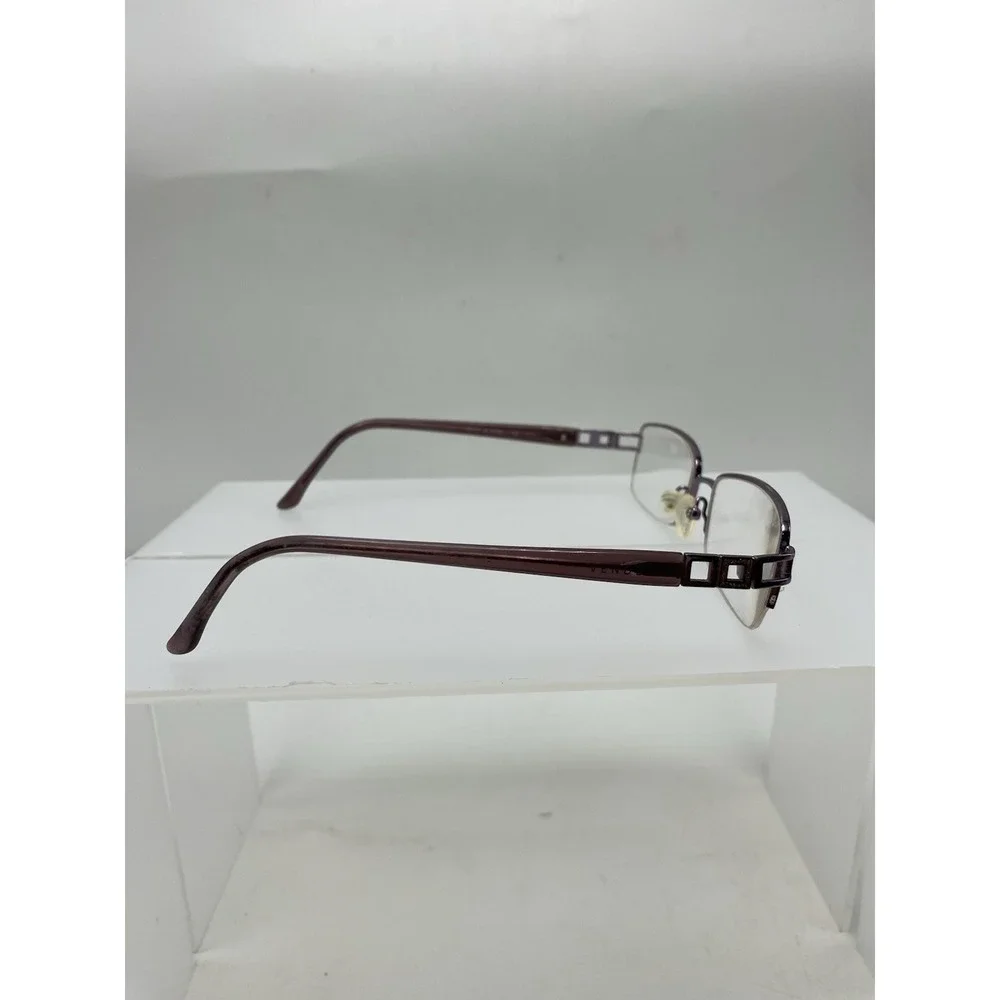Vendela Eyeglasses FRAMES ONLY V1016 Half Rim 51-17-135 Purple 267